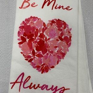 Storehouse Valentine BE MINE ALWAYS Kitchen Towels